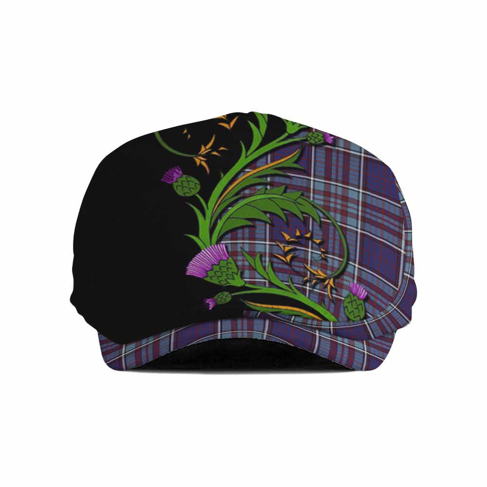 RCAF Tartan Flat Cap, Jeff Cap Scottish Thistle Pride Heritage Art Flat Cap - Tartan Vibes Clothing