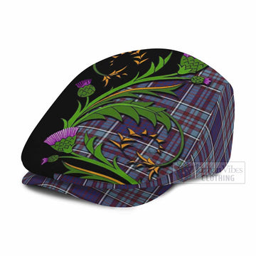 RCAF Tartan Flat Cap, Jeff Cap Scottish Thistle Pride Heritage Art