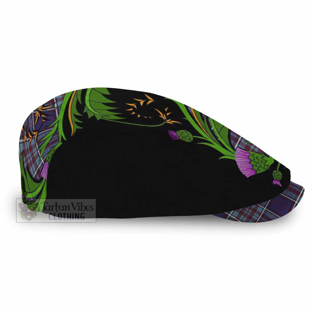 RCAF Tartan Flat Cap, Jeff Cap Scottish Thistle Pride Heritage Art - Tartan Vibes Clothing