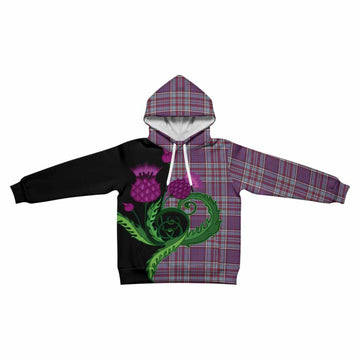 RCAF Tartan Kid Hoodie Traditional Scottish Thistle