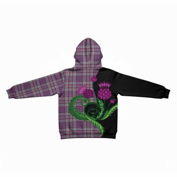 RCAF Tartan Kid Hoodie Traditional Scottish Thistle