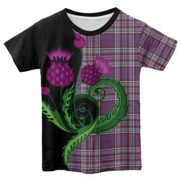 RCAF Tartan Kid T-shirt Traditional Scottish Thistle