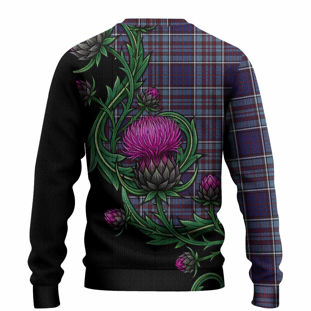 RCAF Tartan Knitted Sweater Resilient Scottish Thistle - Tartan Vibes Clothing