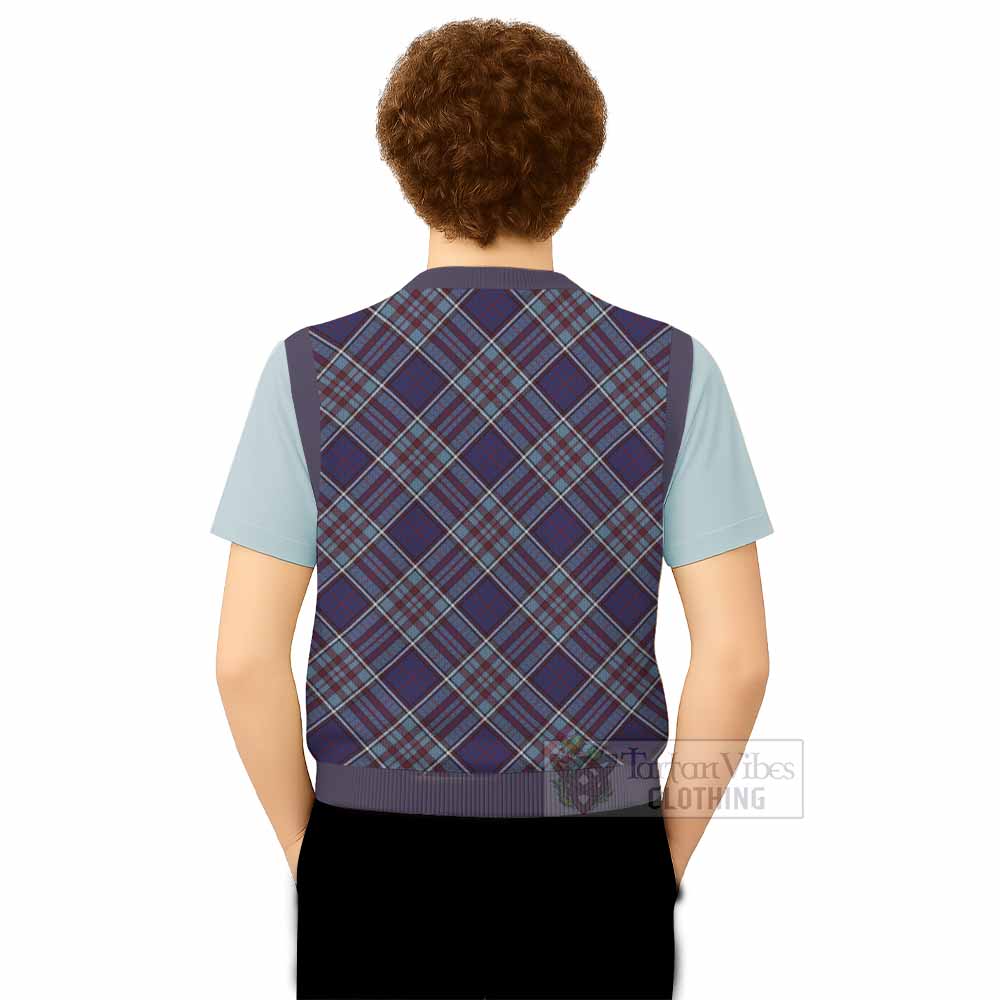 RCAF Tartan  Knitted V-Neck Vest Cross Style