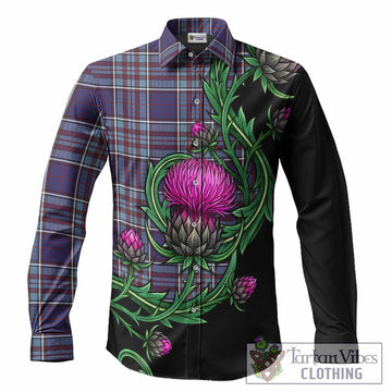 RCAF Tartan Long Sleeve Button Shirts Resilient Scottish Thistle