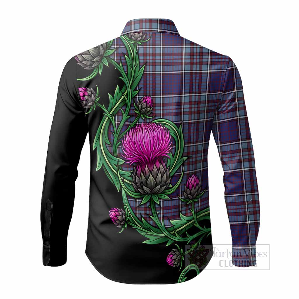 RCAF Tartan Long Sleeve Button Shirts Resilient Scottish Thistle