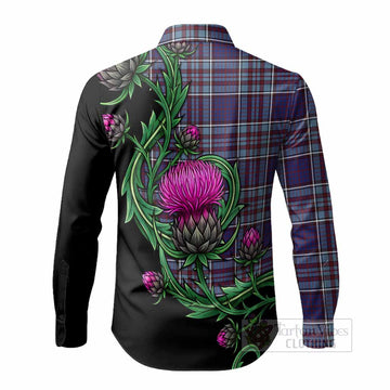 RCAF Tartan Long Sleeve Button Shirts Resilient Scottish Thistle