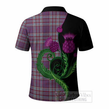 RCAF Tartan Polo Shirt Traditional Scottish Thistle