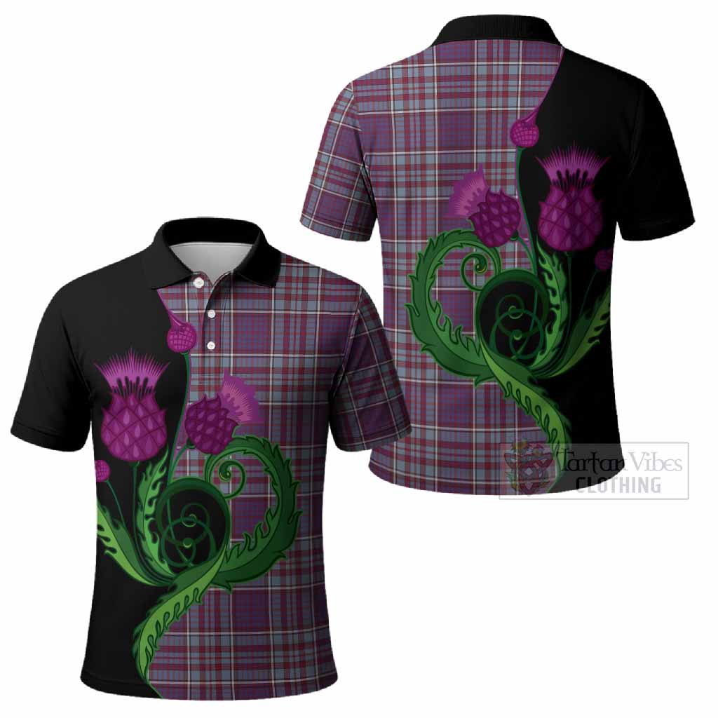 RCAF Tartan Polo Shirt Traditional Scottish Thistle