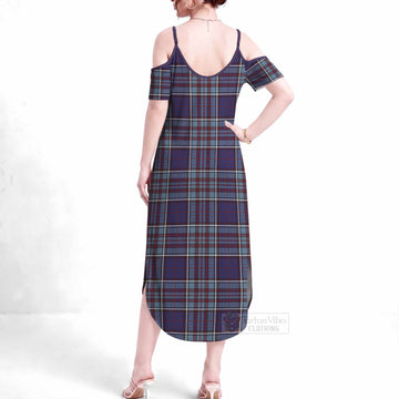 RCAF Tartan Summer Maxi Dress - Tartan Vibes Clothing