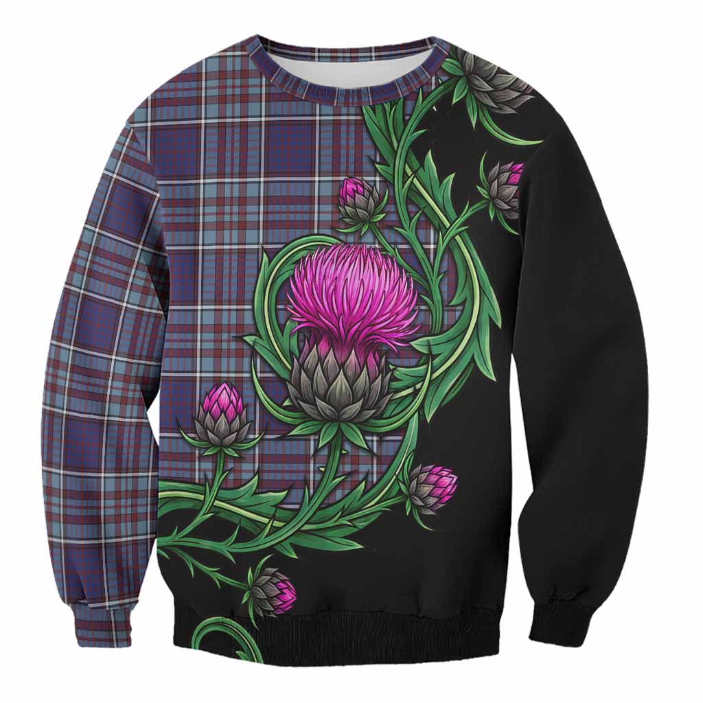 RCAF Tartan Sweatshirt Resilient Scottish Thistle Unisex - Tartan Vibes Clothing