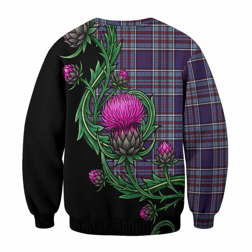 RCAF Tartan Sweatshirt Resilient Scottish Thistle - Tartan Vibes Clothing