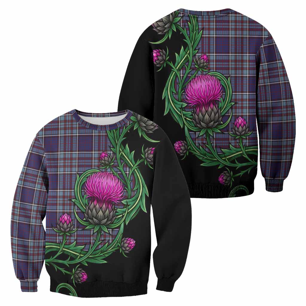 RCAF Tartan Sweatshirt Resilient Scottish Thistle - Tartan Vibes Clothing