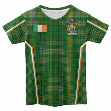 Reeves Irish Clan Coat of Arm Tartan Kid T-shirt Flag Style