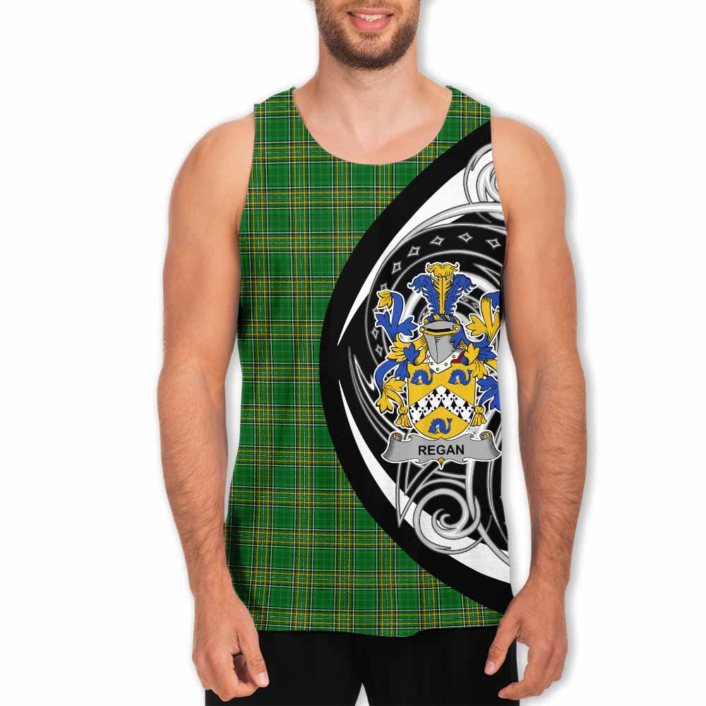 Tartan Vibes Clothing Regan Irish Clan Men's Tank Top Celtic Circle Style
