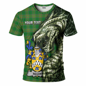 Regan Irish Clan T-Shirt Irish Roots Dragon Soul