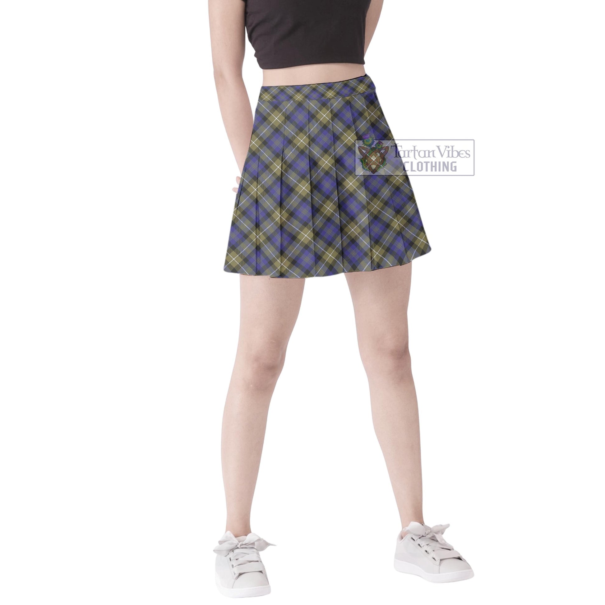 Rennie Tartan Women's Plated Mini Skirt Cross Style Female - Tartan Vibes Clothing