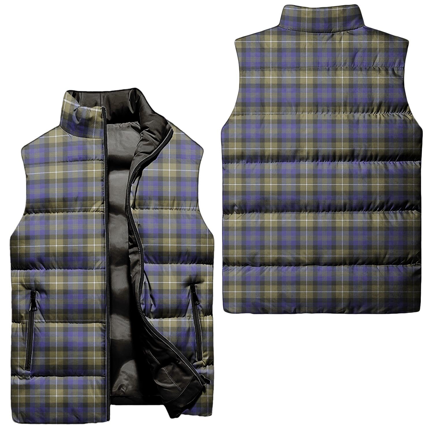 Rennie Tartan Sleeveless Puffer Jacket Unisex - Tartan Vibes Clothing