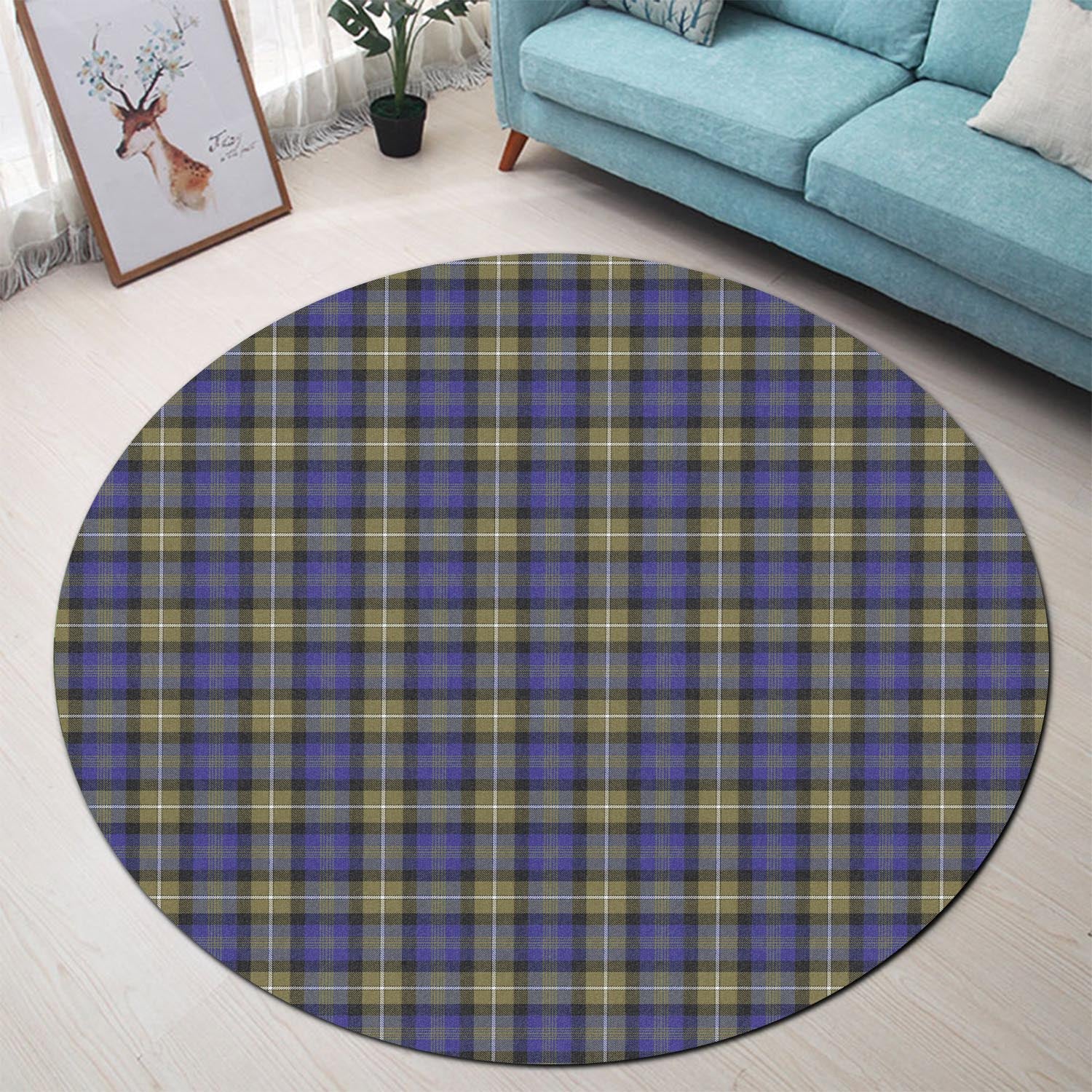 Rennie Tartan Round Rug - Tartan Vibes Clothing