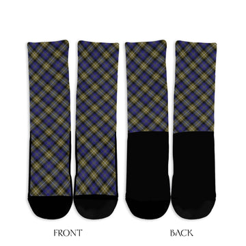 Rennie Tartan Crew Socks Cross Tartan Style