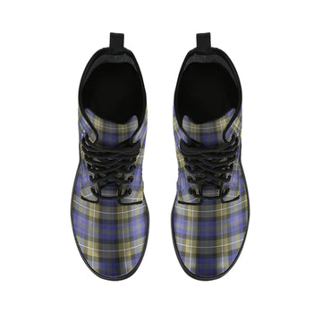 Rennie Tartan Leather Boots