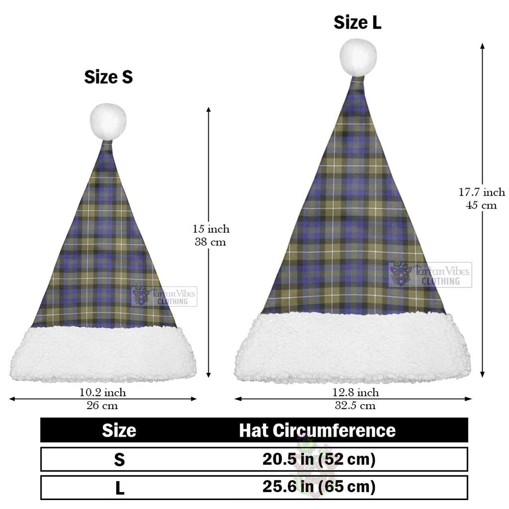 Rennie Tartan Christmas Santa Hats Christmas Hat L 25.6in (65cm) - Tartan Vibes Clothing