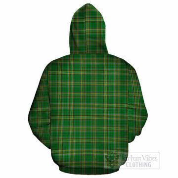 Reynolds Irish Coat of Arms Tartan Cotton Hoodie