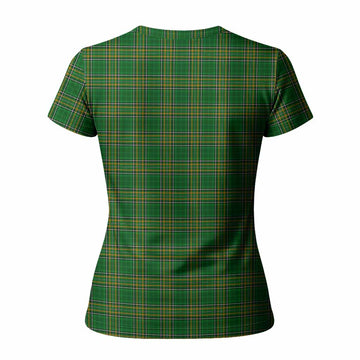 Reynolds Irish Coat of Arms Tartan Women T shirt