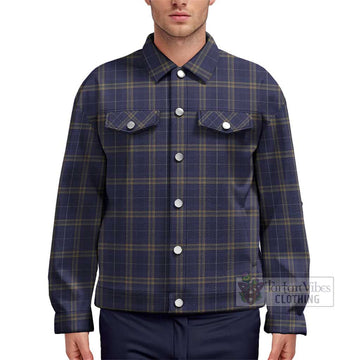 Rhys of Wales Tartan Unisex Lapel Cotton Jacket