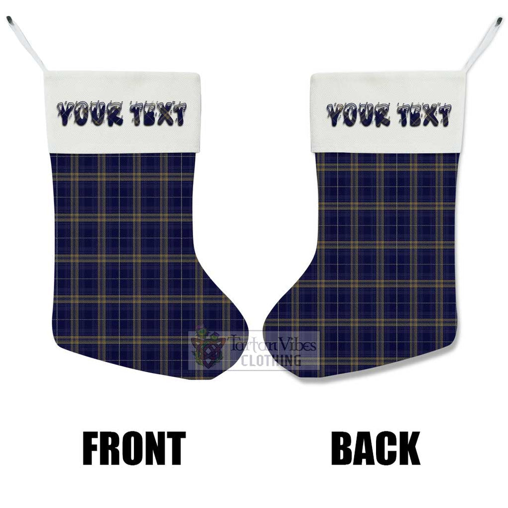 Rhys of Wales Tartan Christmas Stocking with Personalized Text - Tartan Vibes Clothing