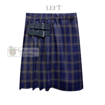 Rhys of Wales Tartan Men's Pleated Skirt - Fashion Casual Retro Scottish Kilt Style