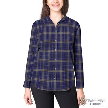 Rhys of Wales Tartan Women's Casual Shirt - Tartan Vibes Clothing