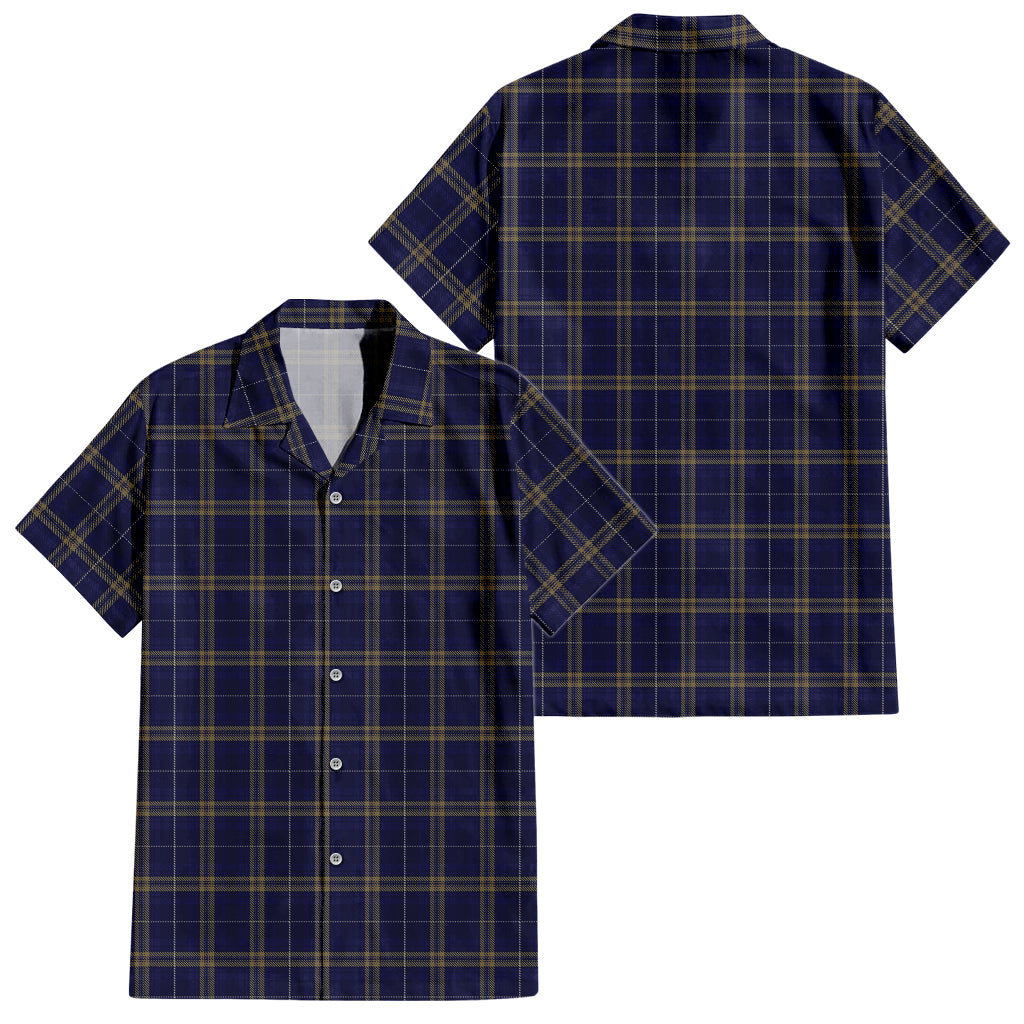 rhys-of-wales-tartan-short-sleeve-button-down-shirt