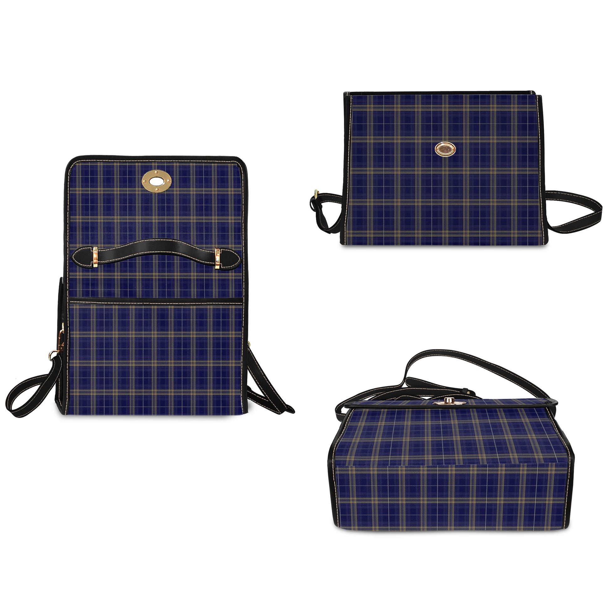 rhys-of-wales-tartan-leather-strap-waterproof-canvas-bag