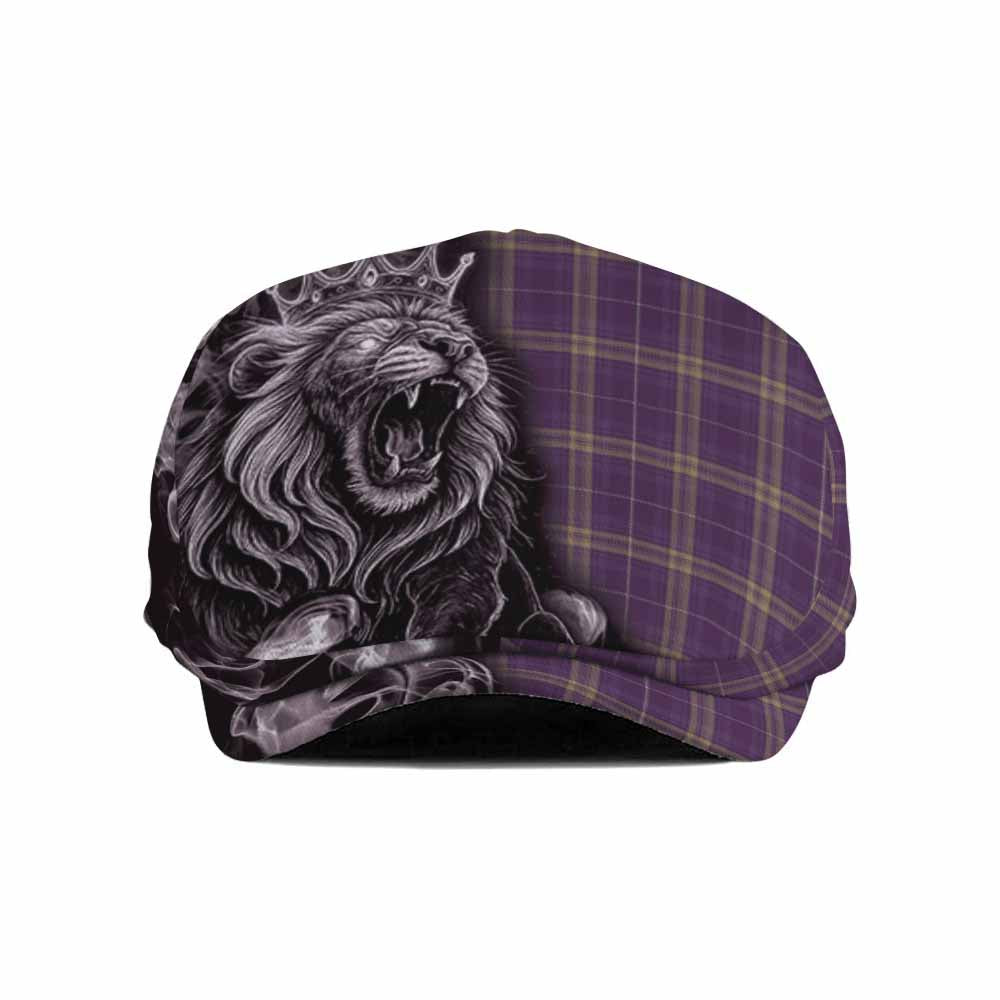Rhys of Wales Tartan Flat Cap, Jeff Cap Roaring Lion Heritage
