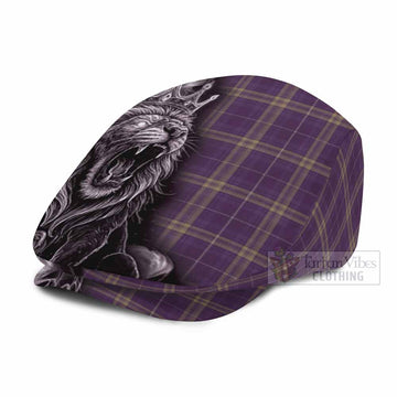 Rhys of Wales Tartan Flat Cap, Jeff Cap Roaring Lion Heritage