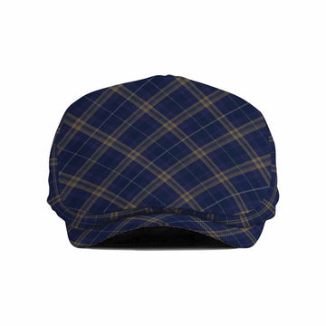 Rhys of Wales Tartan Flat Cap, Jeff Cap Cross Style