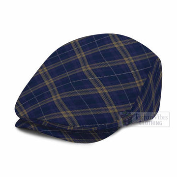Rhys of Wales Tartan Flat Cap, Jeff Cap Cross Style