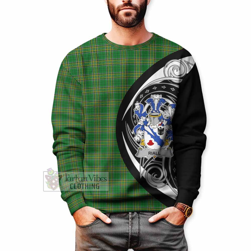 Tartan Vibes Clothing Riall Irish Clan Sweatshirt Celtic Circle Style