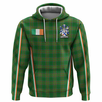 Riall Irish Clan Coat of Arm Tartan Hoodie Flag Style