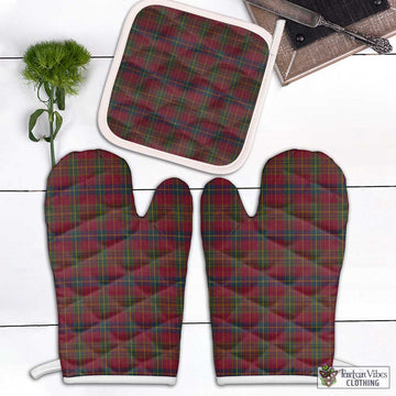 Rice of Wales Tartan Combo Oven Mitt & Pot-Holder Combo 2 Oven Mitt & 1 Pot-Holder Black - Tartan Vibes Clothing
