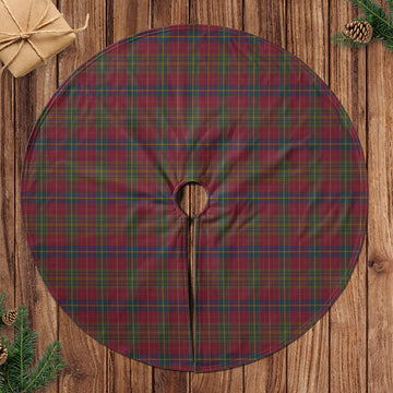 Rice of Wales Tartan Christmas Tree Skirt