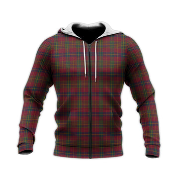 Rice of Wales Tartan Knitted Hoodie