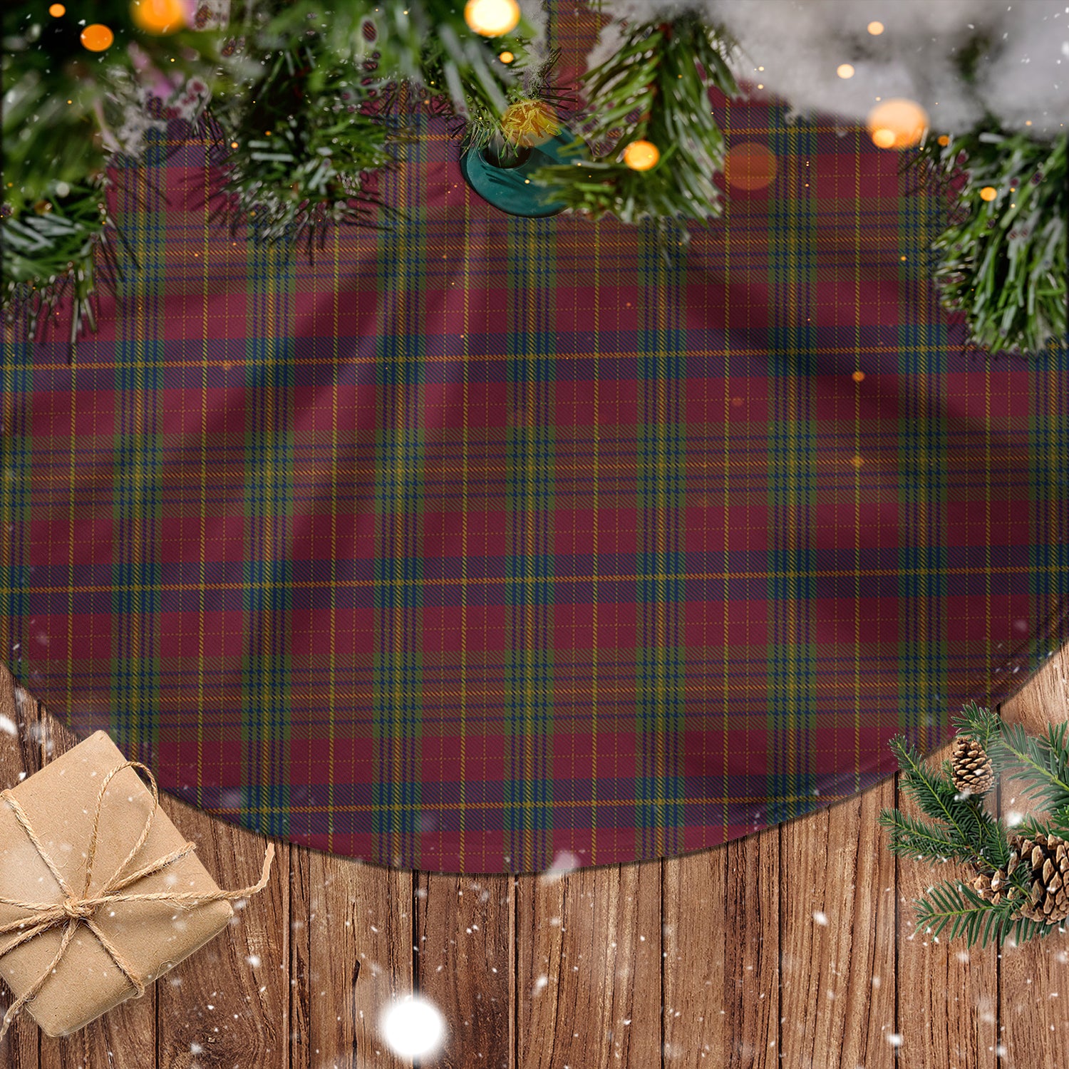 Rice of Wales Tartan Christmas Tree Skirt - Tartan Vibes Clothing