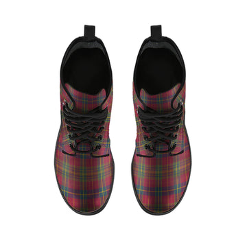 Rice of Wales Tartan Leather Boots