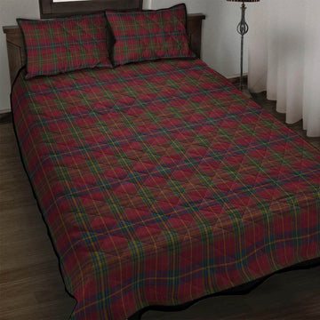 Rice of Wales Tartan Quilt Bed Set