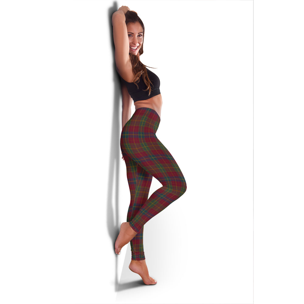 Rice of Wales Tartan Womens Leggings - Tartan Vibes Clothing