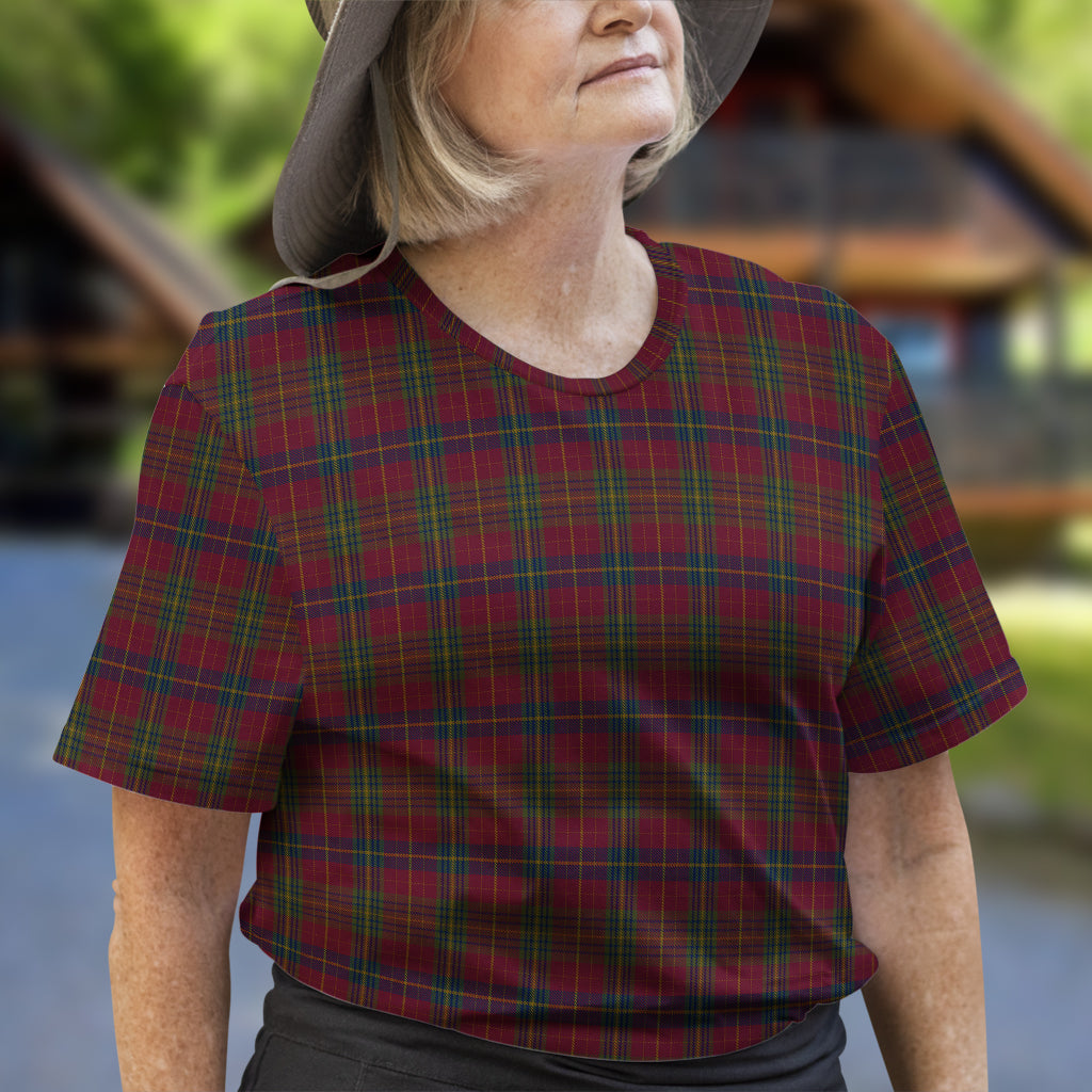 Rice of Wales Tartan T-Shirt - Tartan Vibes Clothing