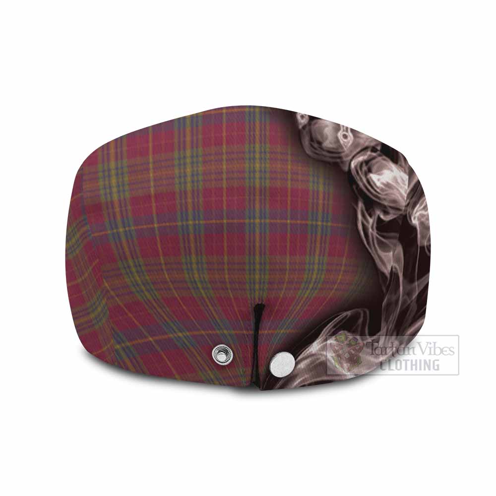 Rice of Wales Tartan Flat Cap, Jeff Cap Roaring Lion Heritage