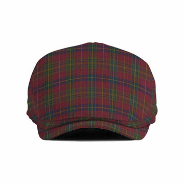 Rice of Wales Tartan Jeff Cap, Tartan Flat Cap